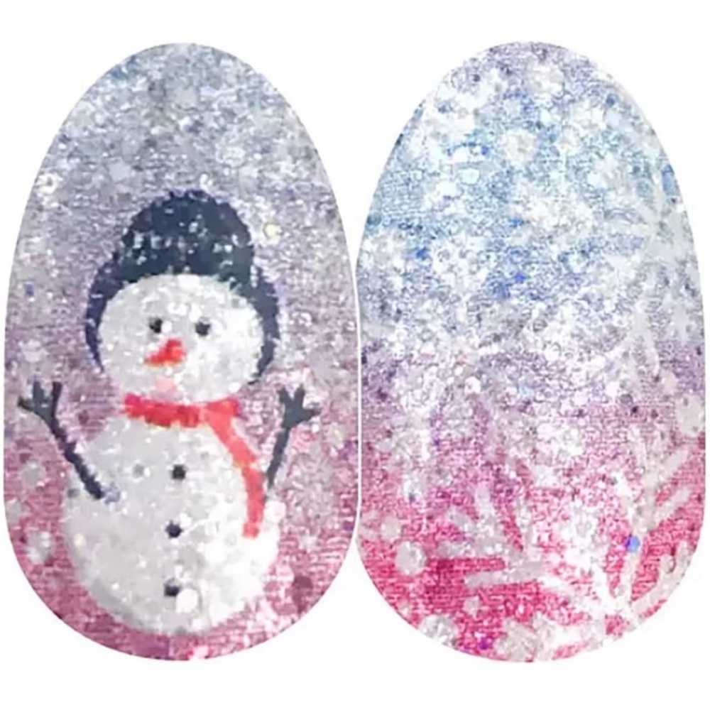 *Retired* Color Street: Snow Biz | Christmas Winter Holiday Glitter Snowflake - Picture 8 of 9